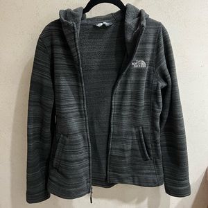 North Face hooded zip up jacket - S